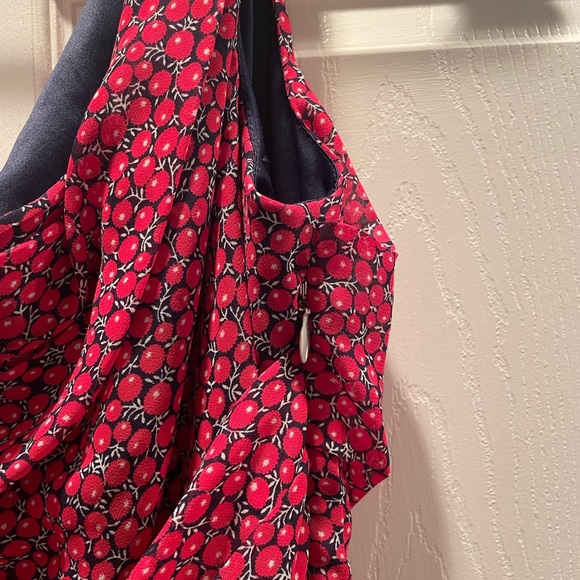 Express Red Patterned Tank Top - Picture 6 of 10